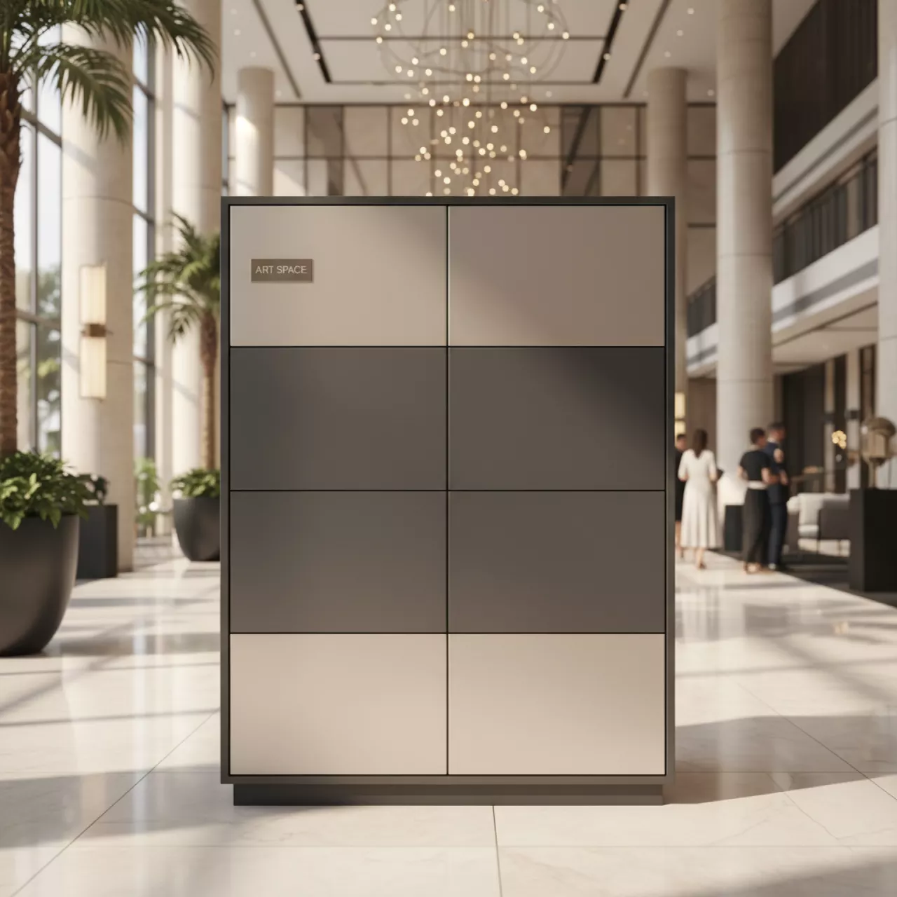 Аренда Шкаф для сумок 4 секции в Mövenpick Hotel — ART SPACE