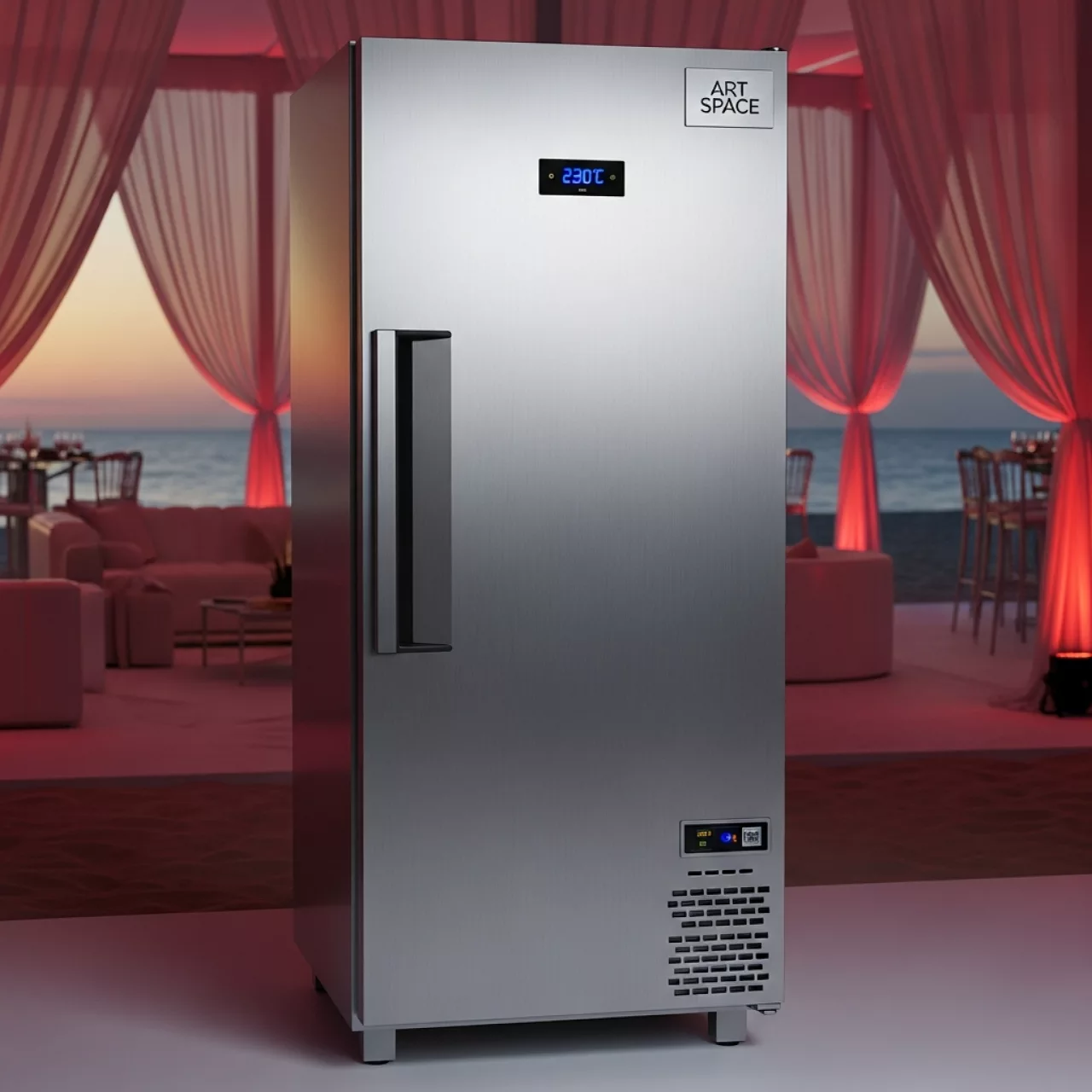 Аренда Шкаф холодильный Apach F 700TN 700 л Италия на пляже «Ривьера» — ART SPACE