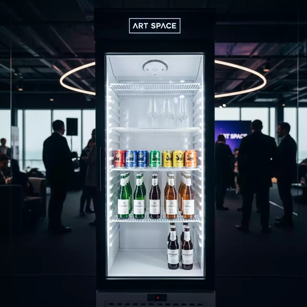 Аренда Шкаф холодильный Tefcold FSC1380 372 л 595х640х1980 мм на парусной регате (Сочи) — ART SPACE