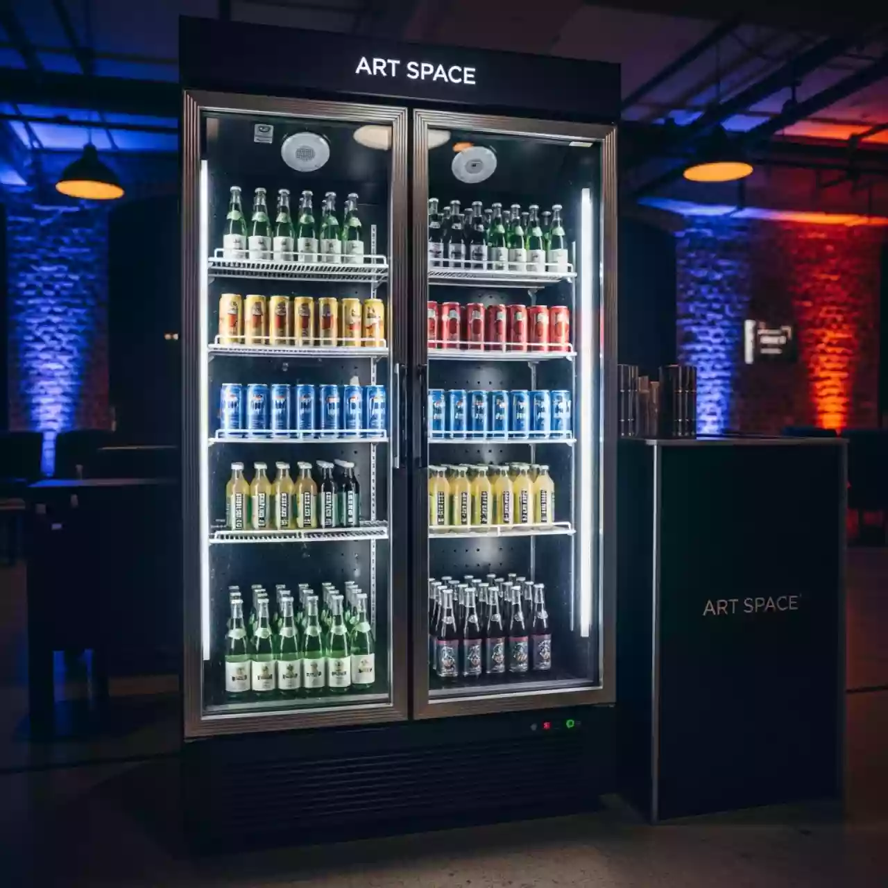 Аренда Шкаф холодильный Tefcold SLDG1000 940 л 1350х680х2035 мм Дания в лофте «Студия 21» — ART SPACE