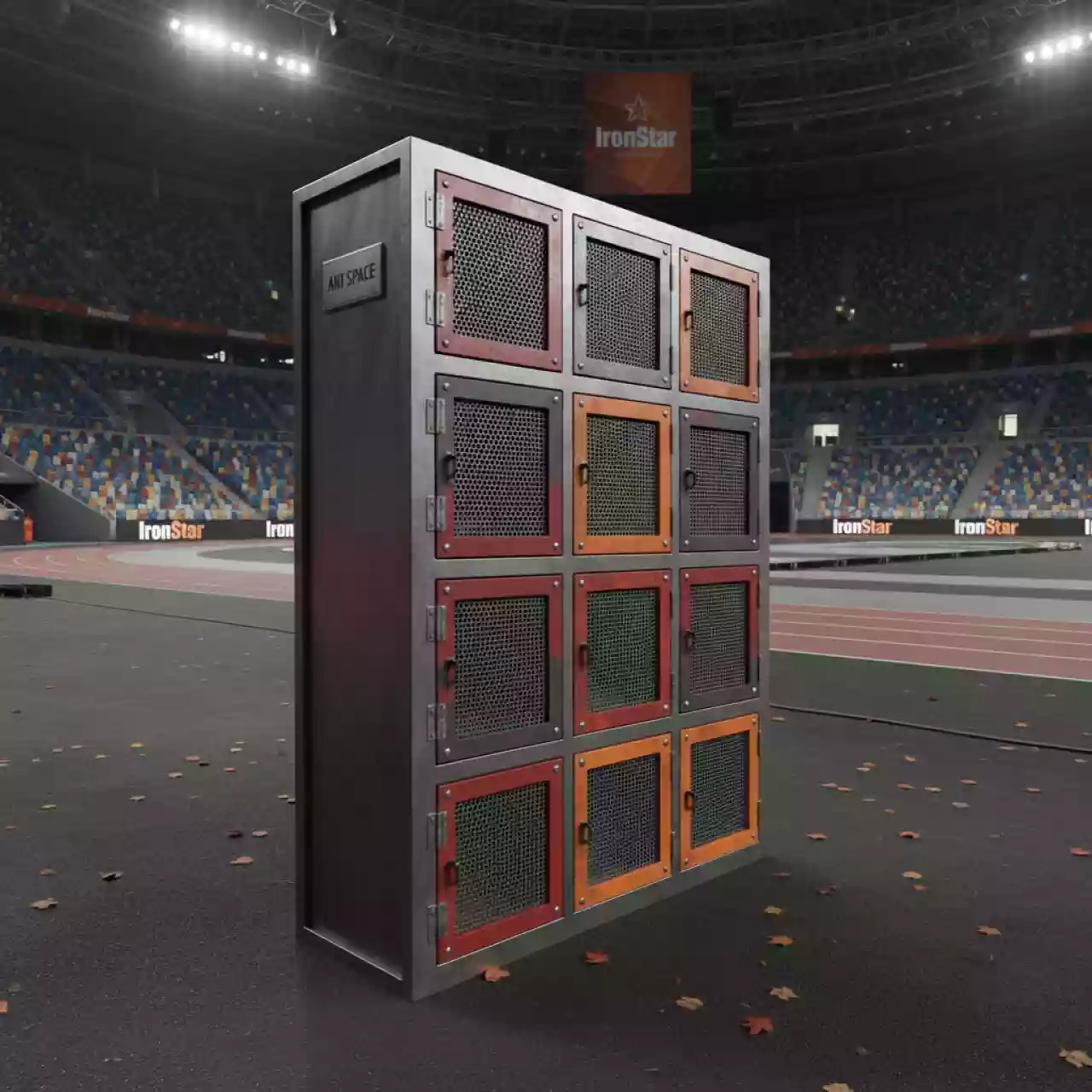 Аренда Шкаф локер 8 секций на арене «Фишт» — ART SPACE