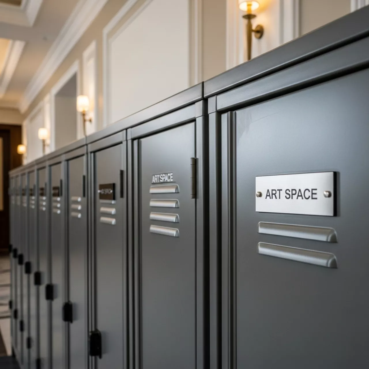 Аренда Шкаф металлический для одежды Практик LE LS 001 приставная секция в Radisson Hotel Rosa Khutor — ART SPACE