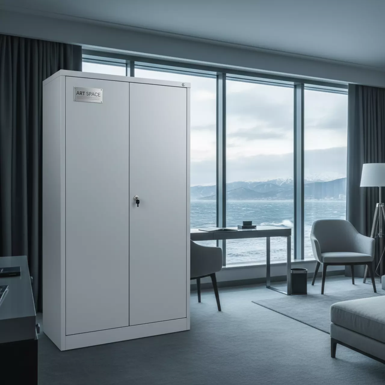 Аренда Шкаф металлический Nobilis NM 1991 2U в отеле Radisson Lazurnaya — ART SPACE