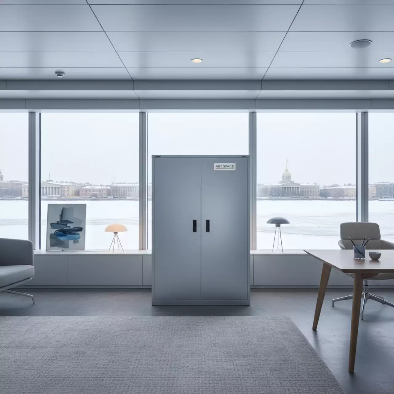 Аренда Шкаф металлический Практик M 08 на теплоходе «Дагомыс» — ART SPACE