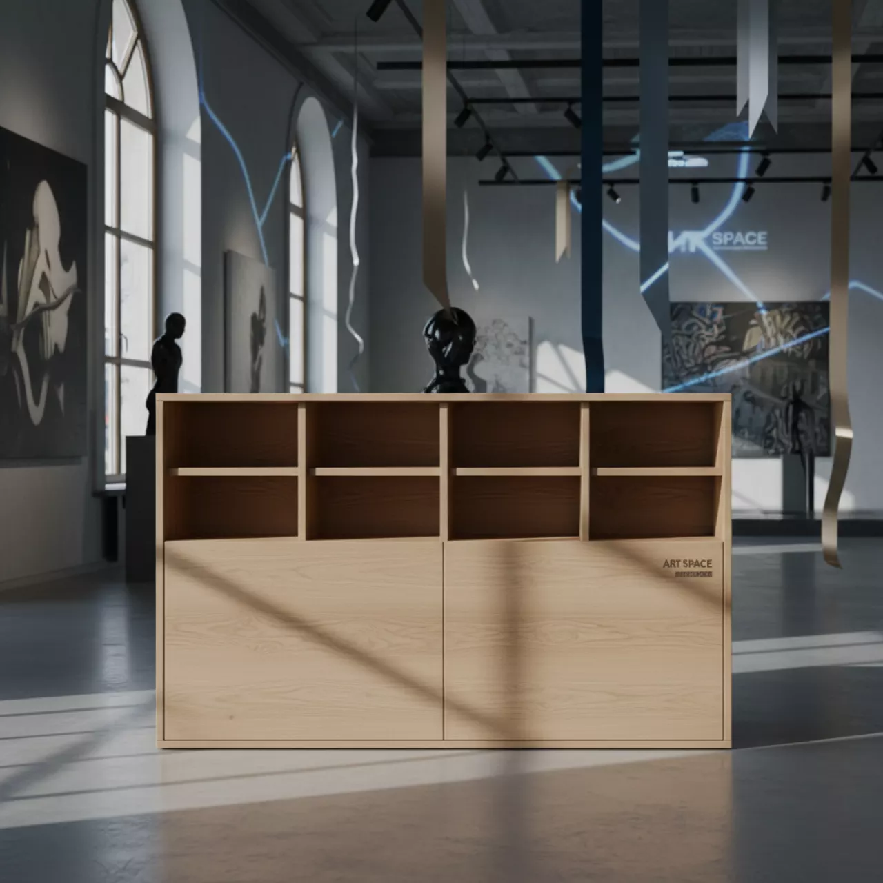 Аренда Шкаф полузакрытый шамони светлый в пляжном комплексе VinoGrad — ART SPACE