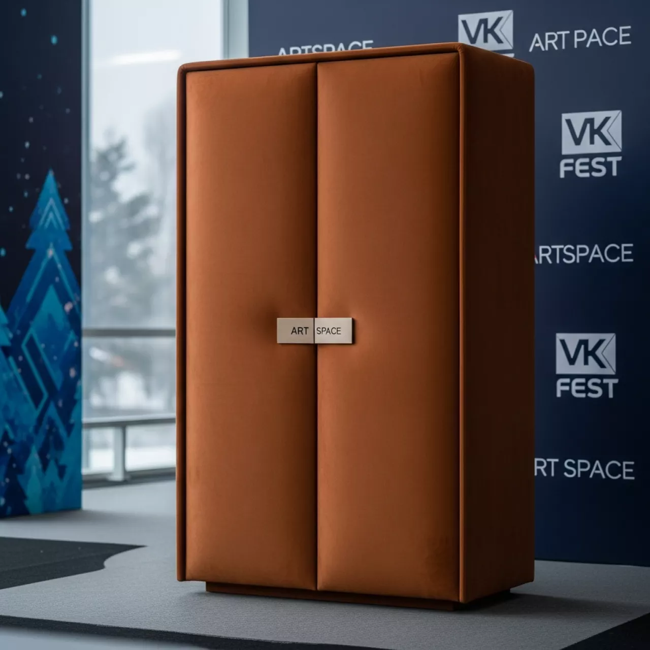 Аренда Шкаф Сейдиль веллюто капучино в ледовом дворце «Роза Хутор» — ART SPACE