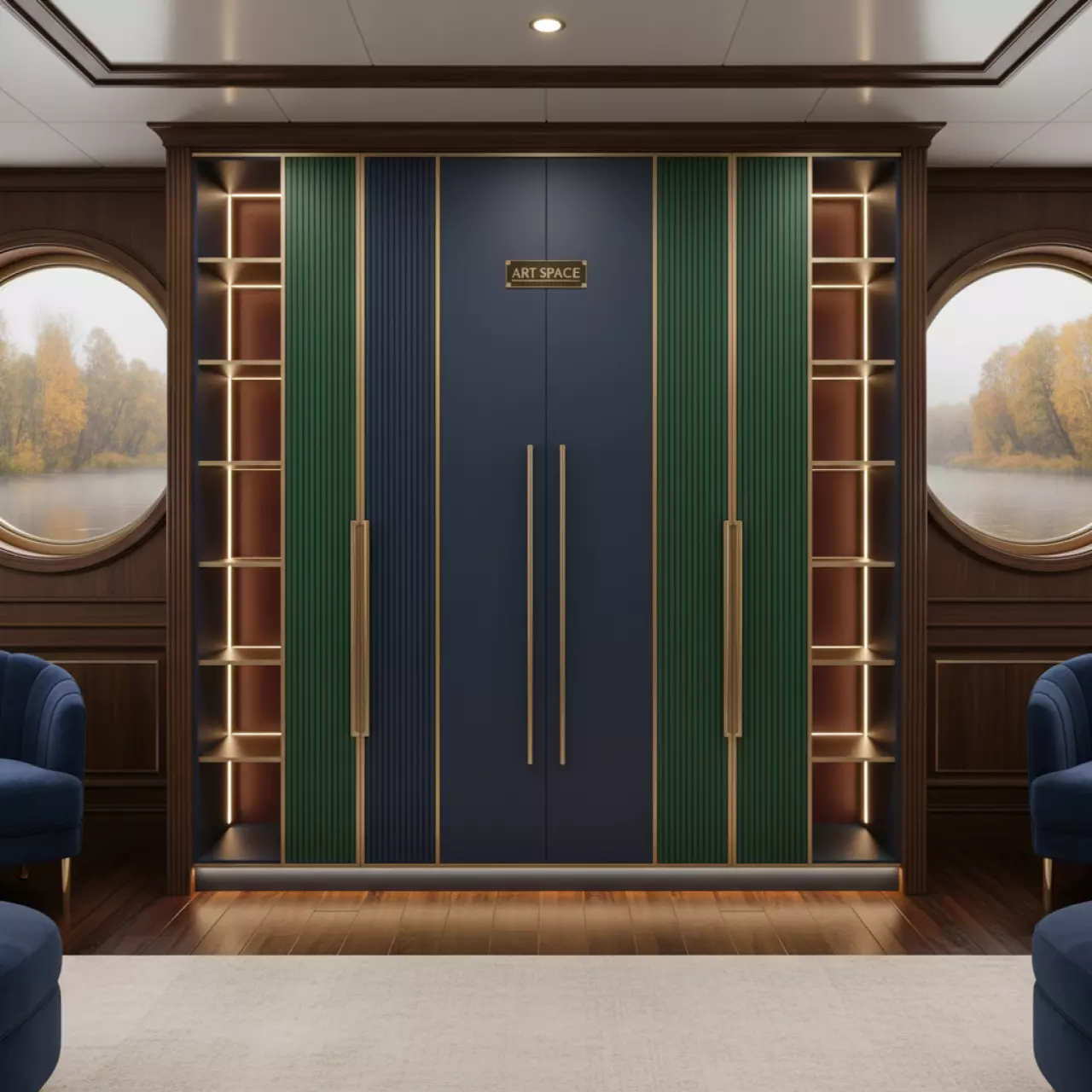 Аренда Шкафы купе гардеробные на теплоходе «Дагомыс» — ART SPACE