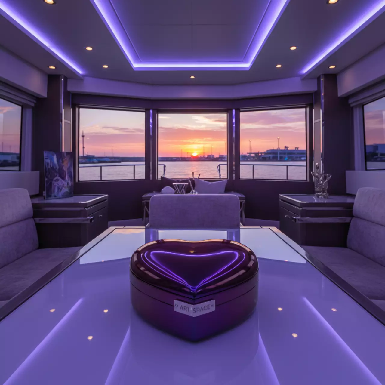 Аренда Шкатулка сердце 8,5х3х7 см на VIP-яхте (Имеретинский порт) — ART SPACE