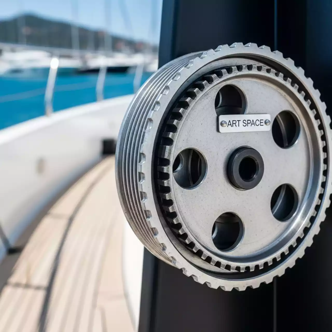 Аренда Шкив правосторонний по оси Y для плоттеров Mimaki JV150 JV300 CJV150 CJV300 на VIP-яхте (Имеретинский порт) — ART SPACE