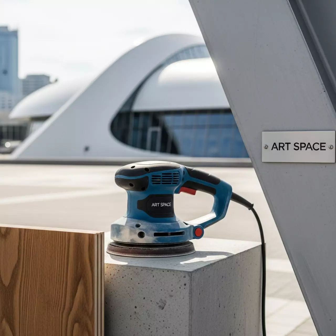 Аренда Шлифмашина эксцентриковая Hanskonner HOS 8145R 450 Вт 125 мм на территории Морпорта Сочи — ART SPACE