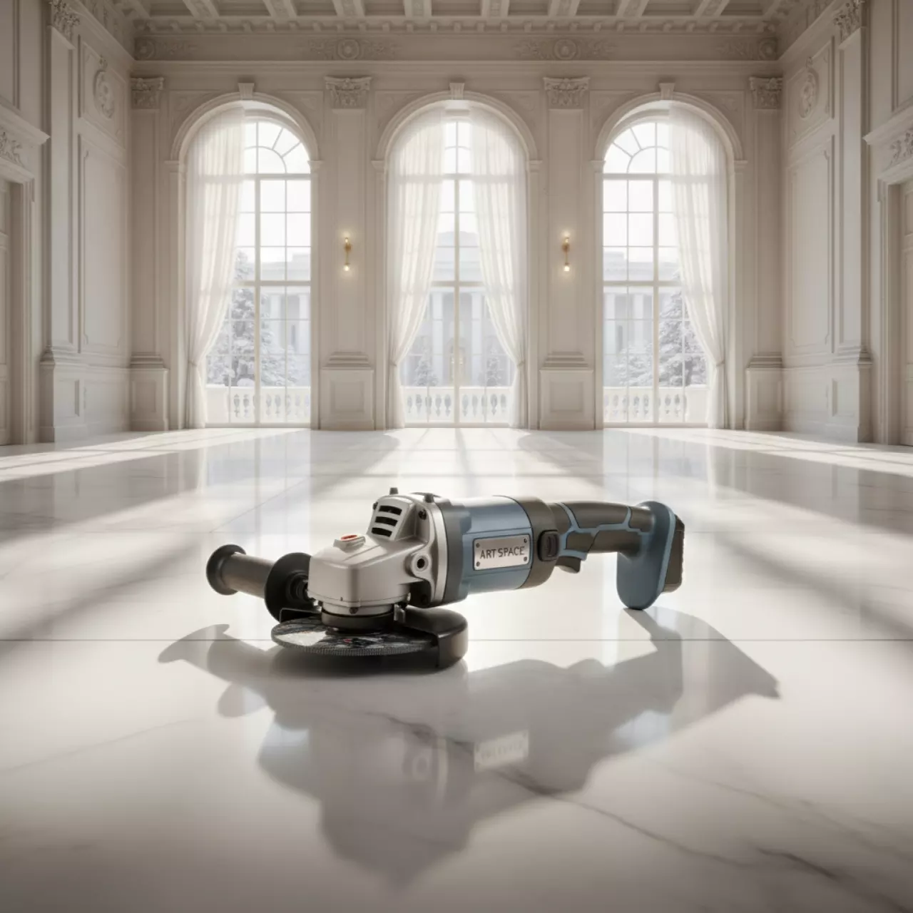 Аренда Шлифмашина угловая бесщеточная Hanskonner HAG 9125SB в Delta Sirius — ART SPACE