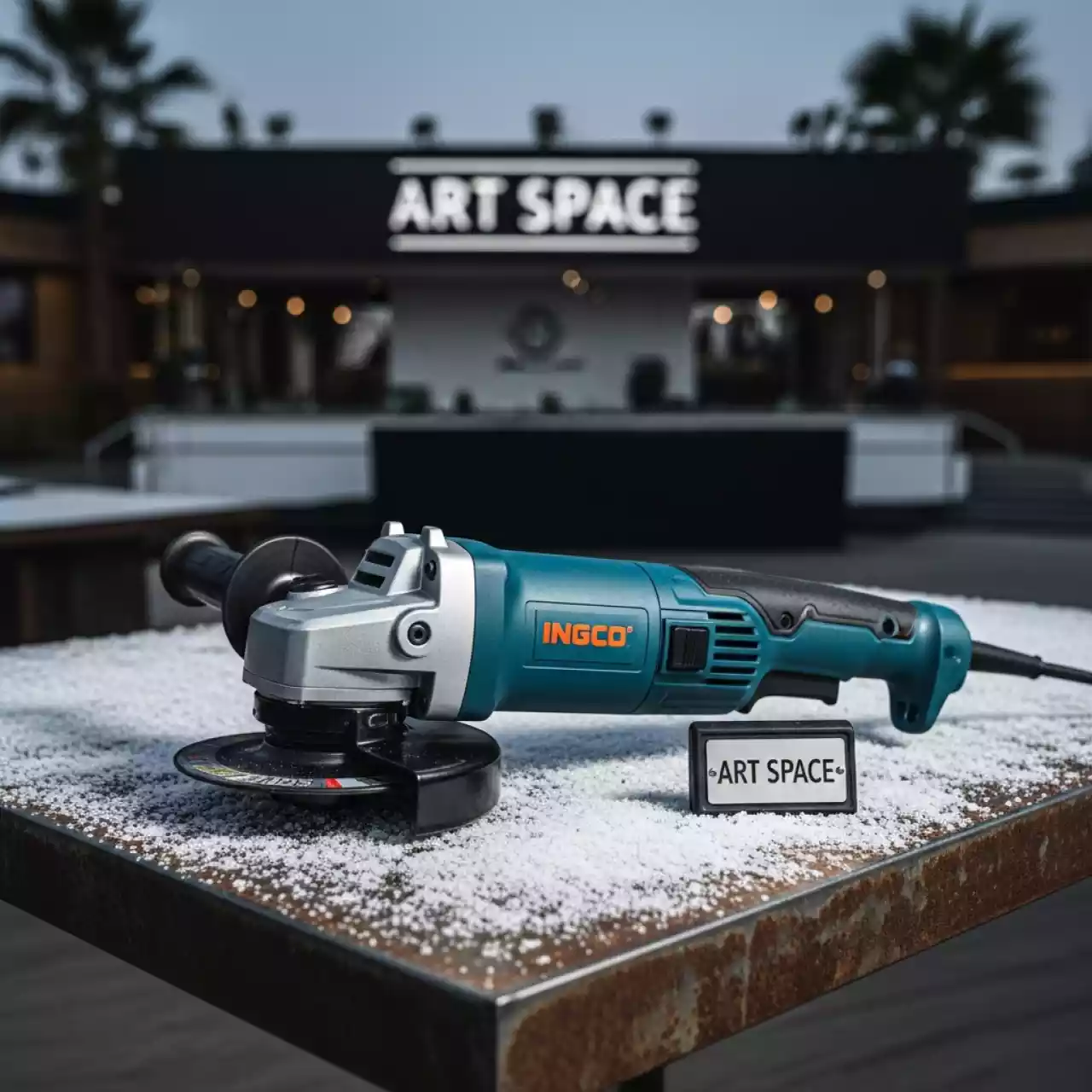 Аренда Шлифмашина угловая INGCO AG220018 в пляжном клубе Del Mar — ART SPACE