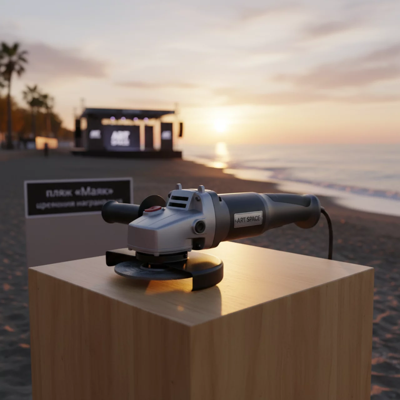 Аренда Шлифмашина угловая P I T PWS125 C6 на пляже «Маяк» — ART SPACE