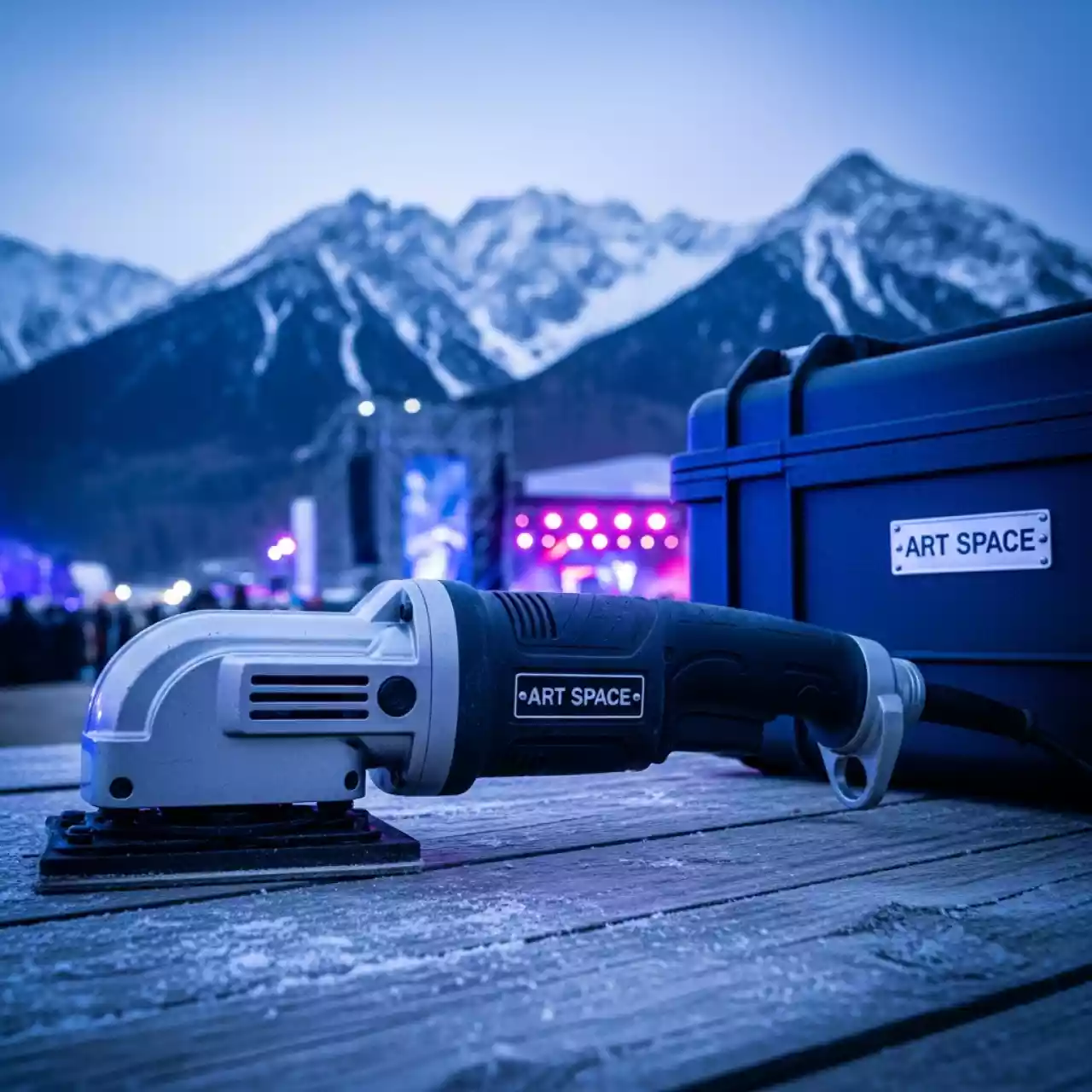 Аренда Шлифмашина вибрационная дельтавидная DENZEL VDS 2 на курорте «Газпром» (Альпика) — ART SPACE