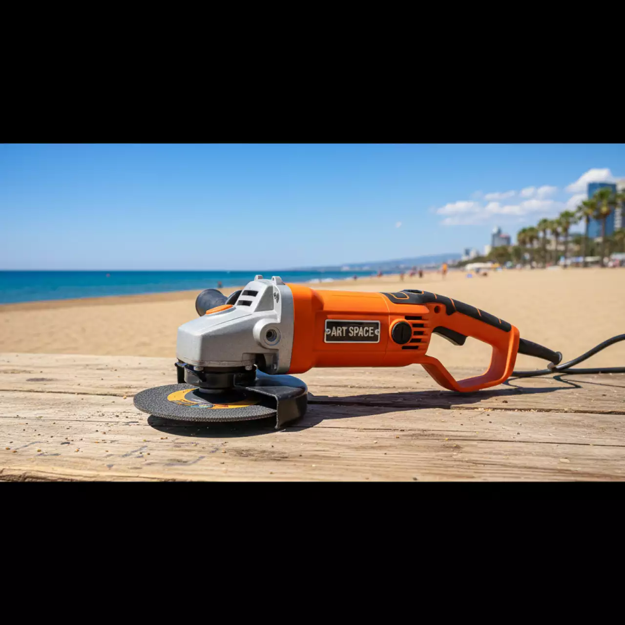 Аренда Шлифмашины 125 мм на пляже «Мандарин» — ART SPACE