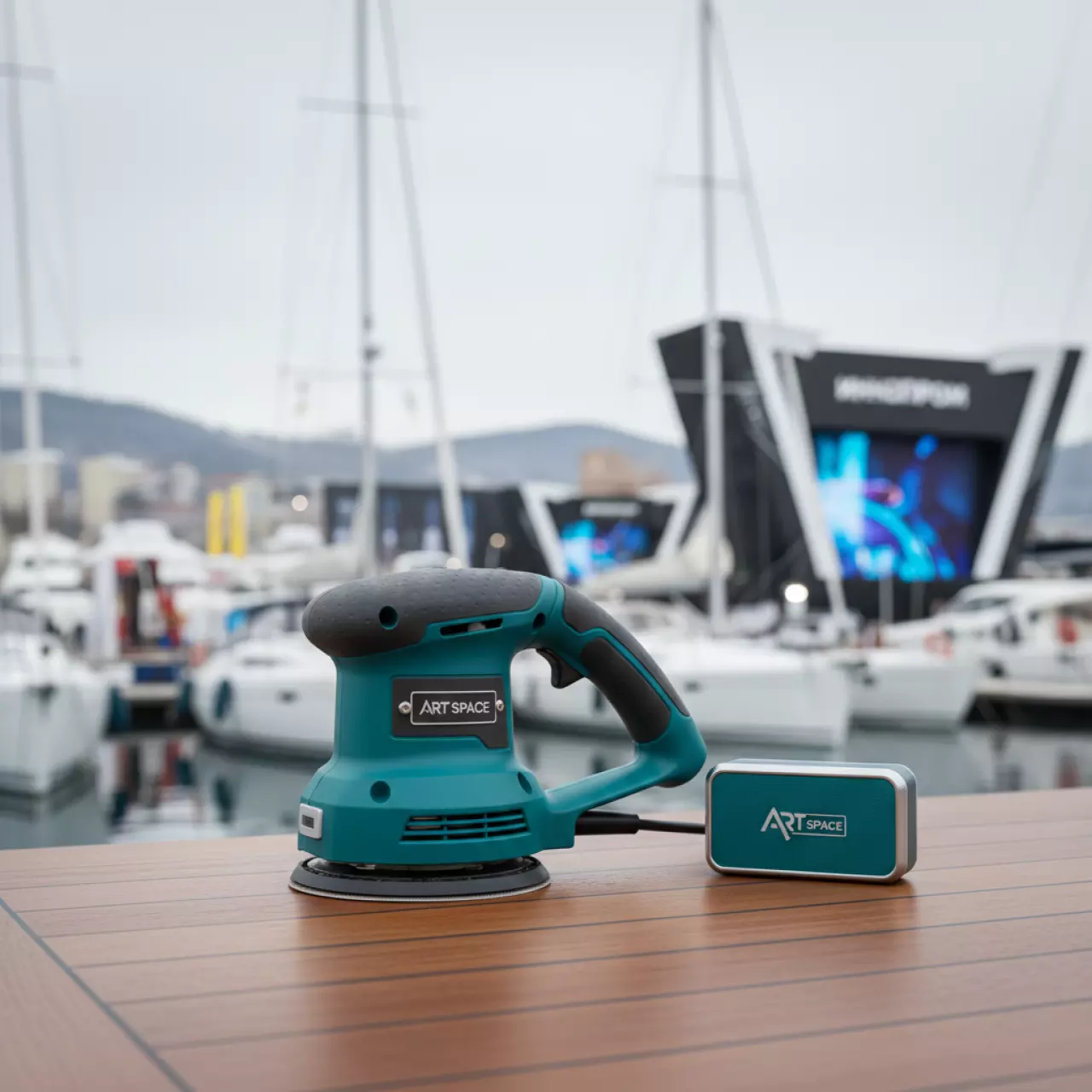 Аренда Шлифмашины Crown на парусной регате (Сочи) — ART SPACE