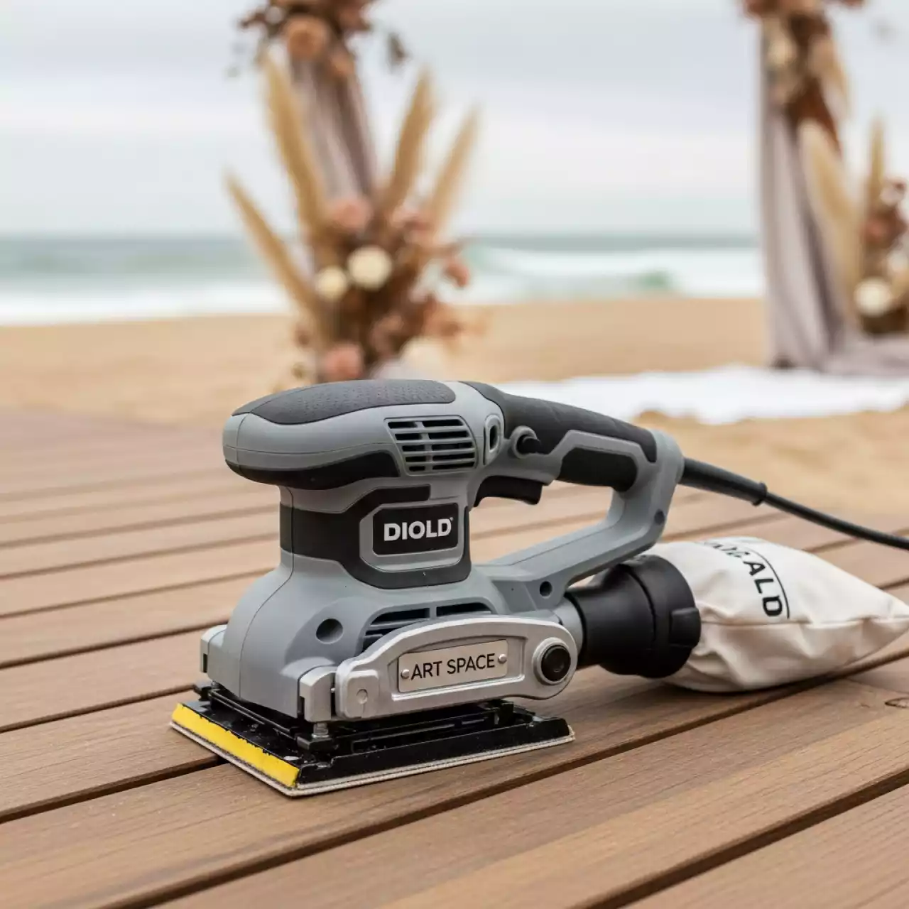 Аренда Шлифмашины Диолд на пляже «Ривьера» — ART SPACE