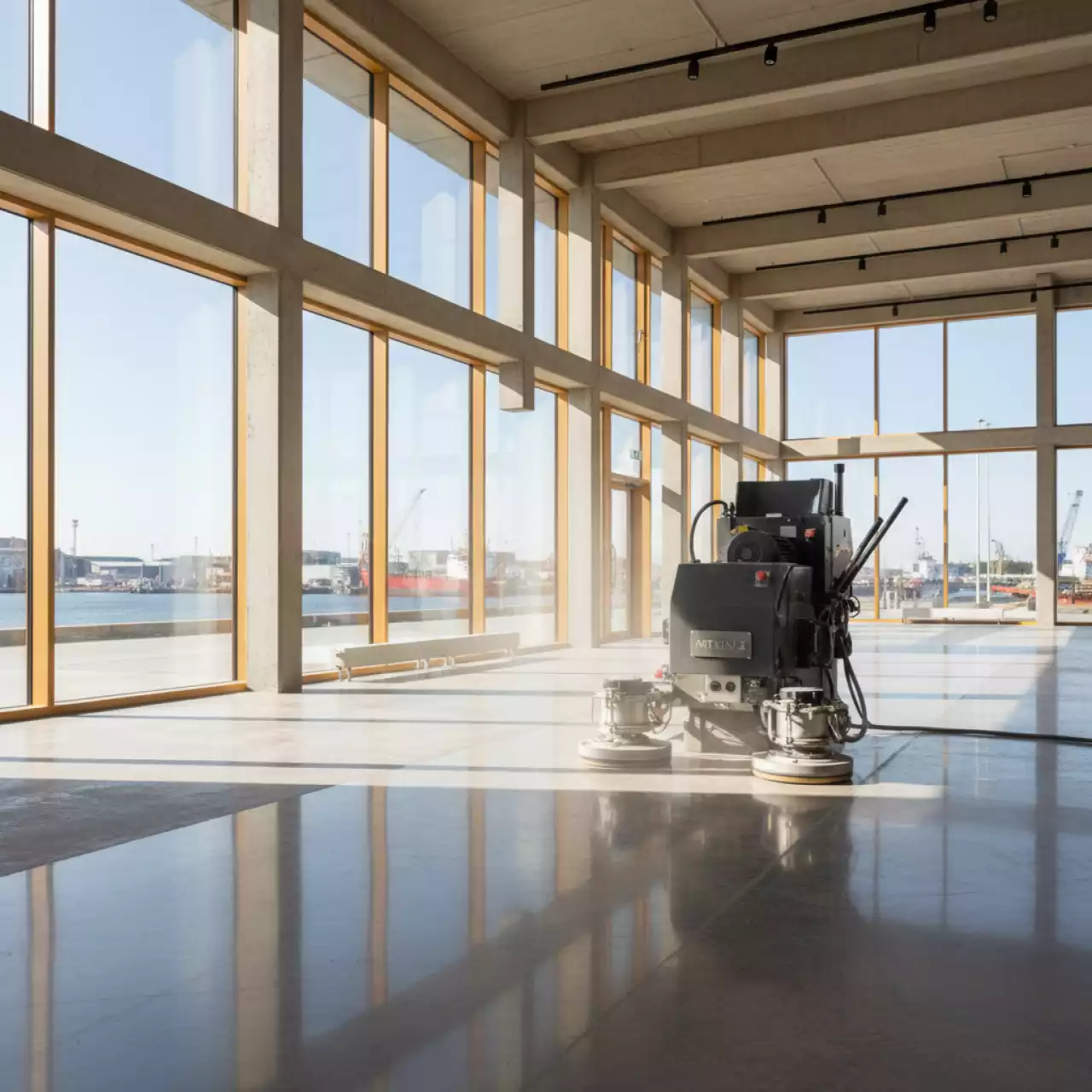 Аренда Шлифмашины по бетону в зале «Чайка» (Морпорт) — ART SPACE