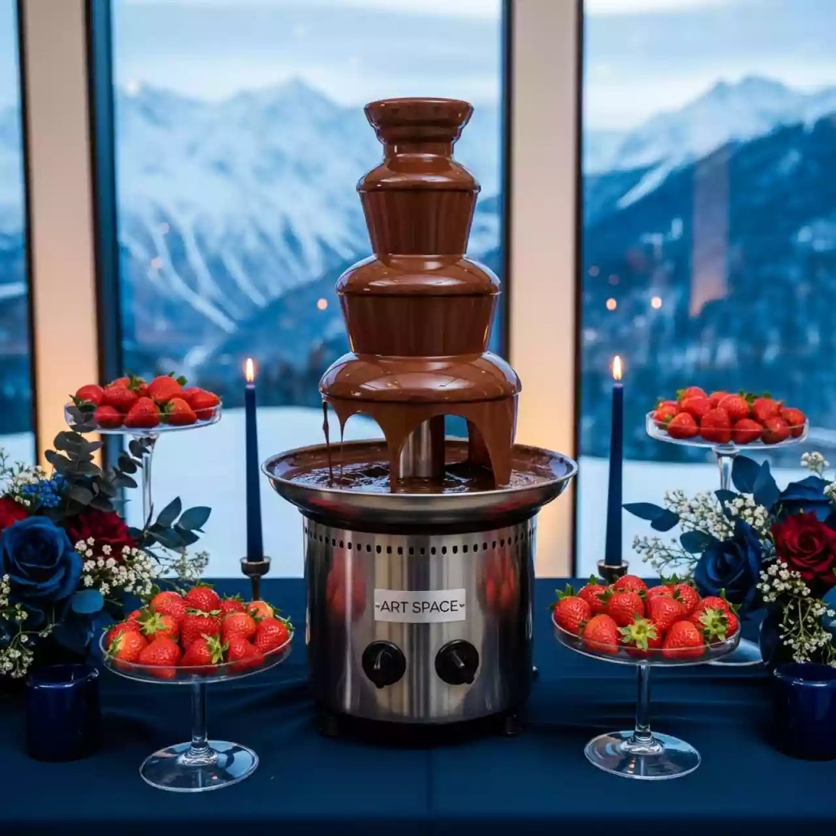 Аренда Шоколадные фонтаны в Гранд Отель Поляна — ART SPACE