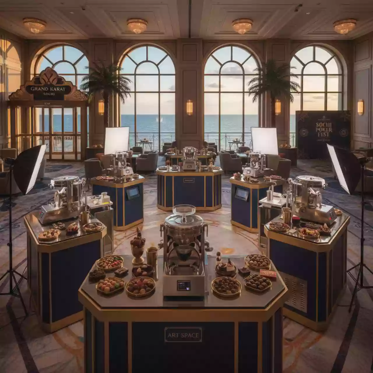 Аренда Шоколадные конфеты мастер класс в Grand Karat Sochi — ART SPACE