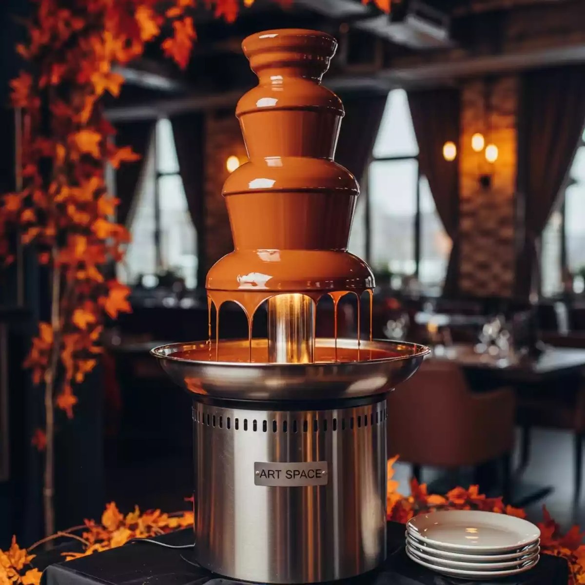 Аренда Шоколадный фонтан 85 см в ресторане «Баран-Рапан» — ART SPACE