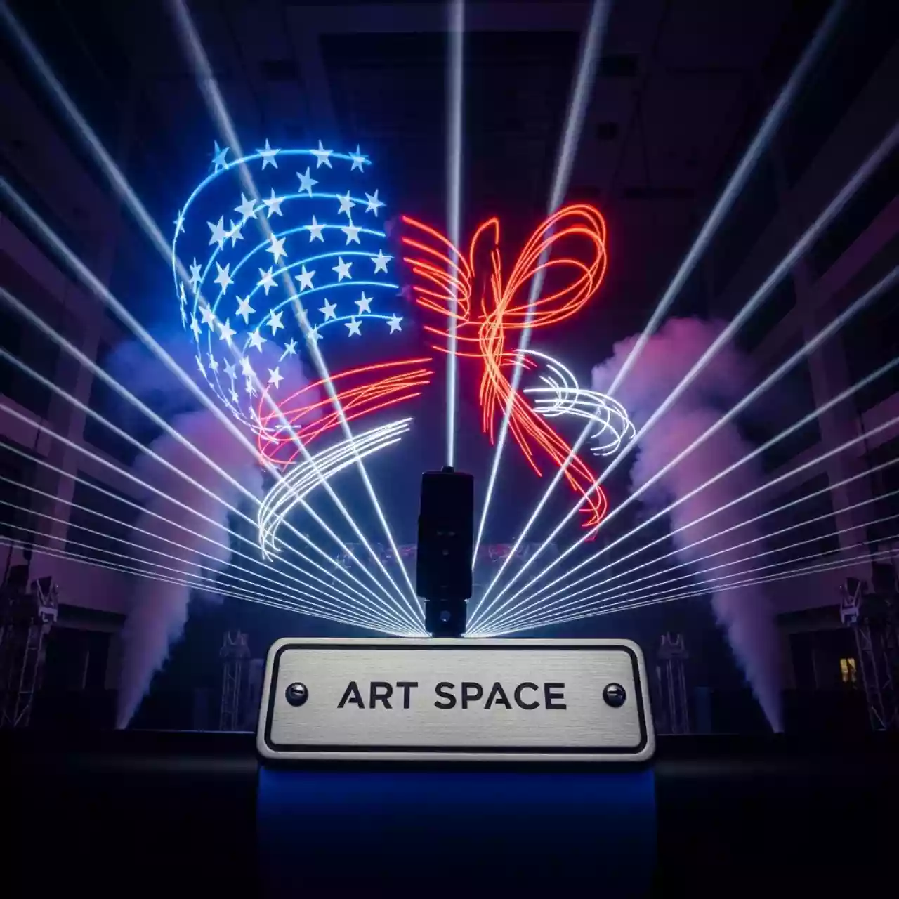 Аренда Шоу лазерное в день победы в Golden Tulip Rosa Khutor — ART SPACE