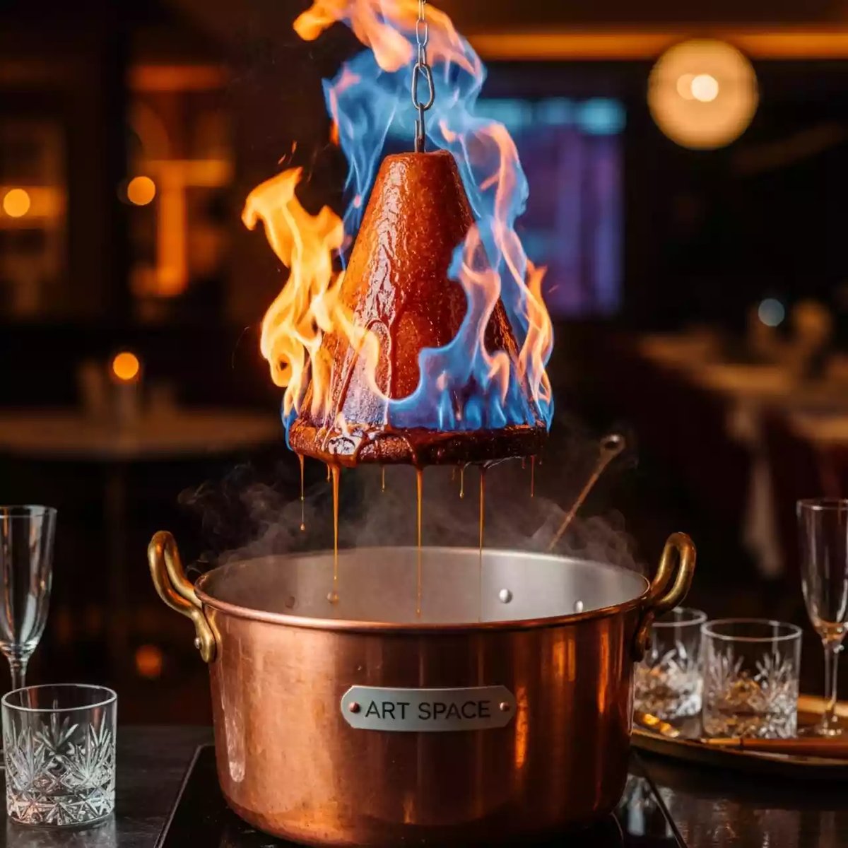 Аренда Шоу жженка в ресторане «Высота 5642» — ART SPACE
