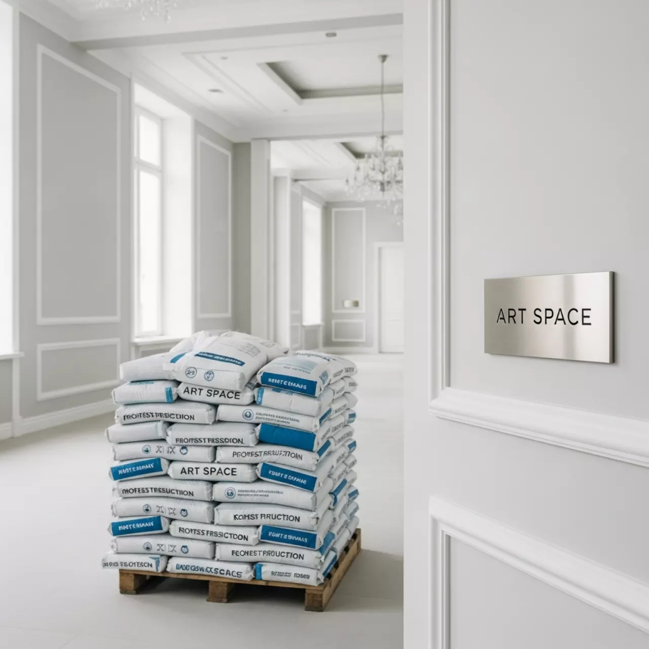 Аренда Шпаклевка цементно полимерная GRANIT F 200 супербелая в Omega Sirius — ART SPACE