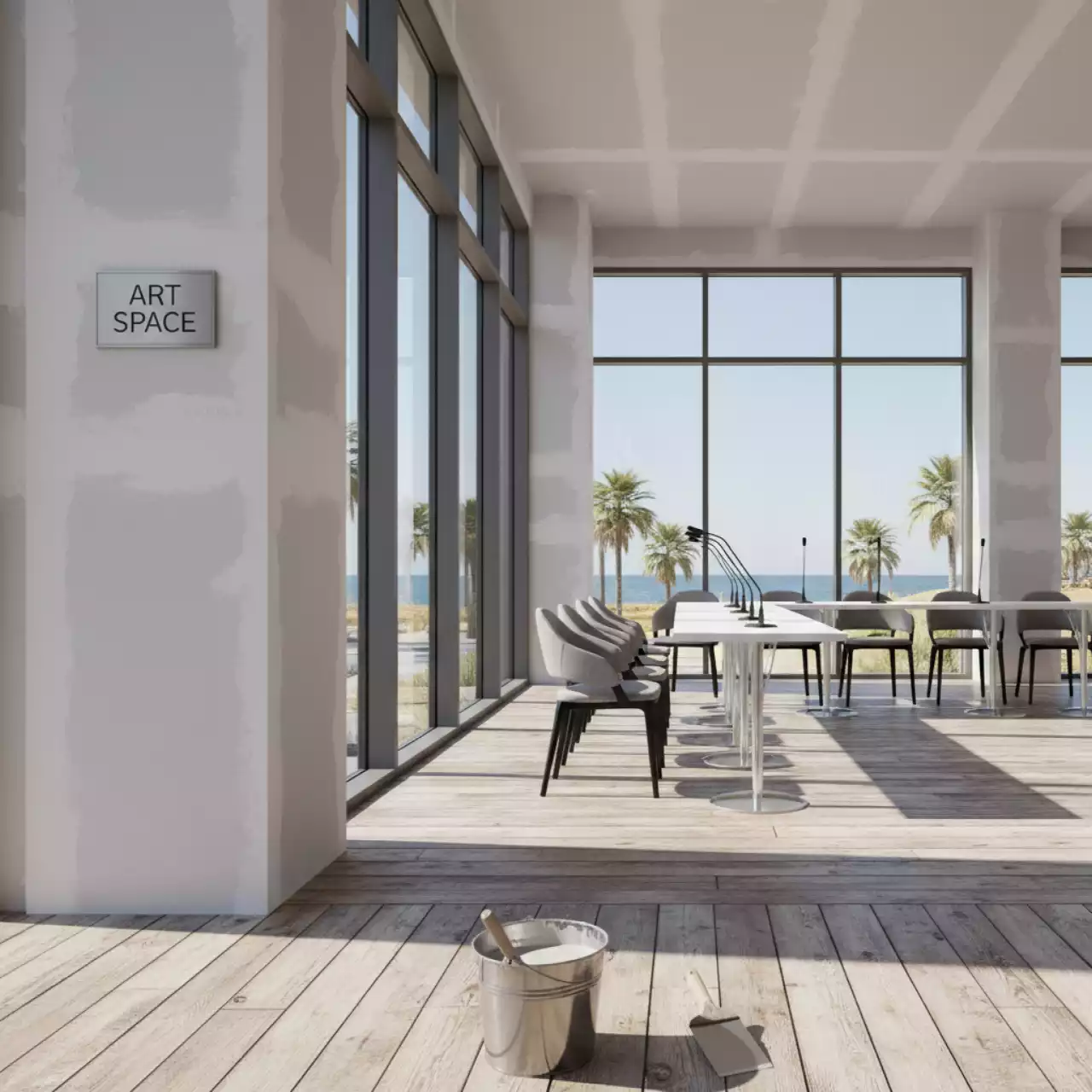 Аренда Шпаклевки финишные для внутренних работ в пляжном комплексе VinoGrad — ART SPACE