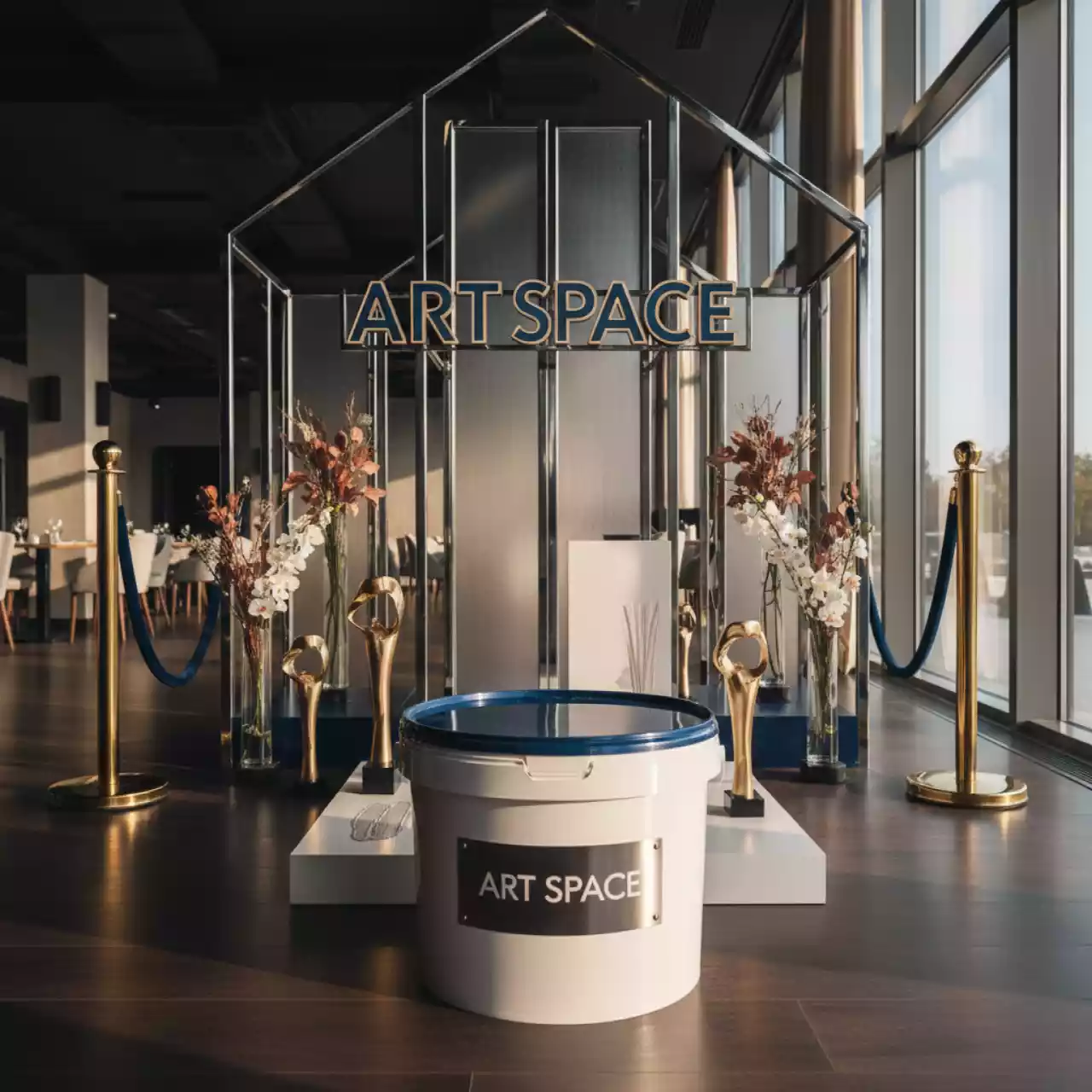 Аренда Шпаклевки полимерные 20 кг в ресторане «Паруса» — ART SPACE