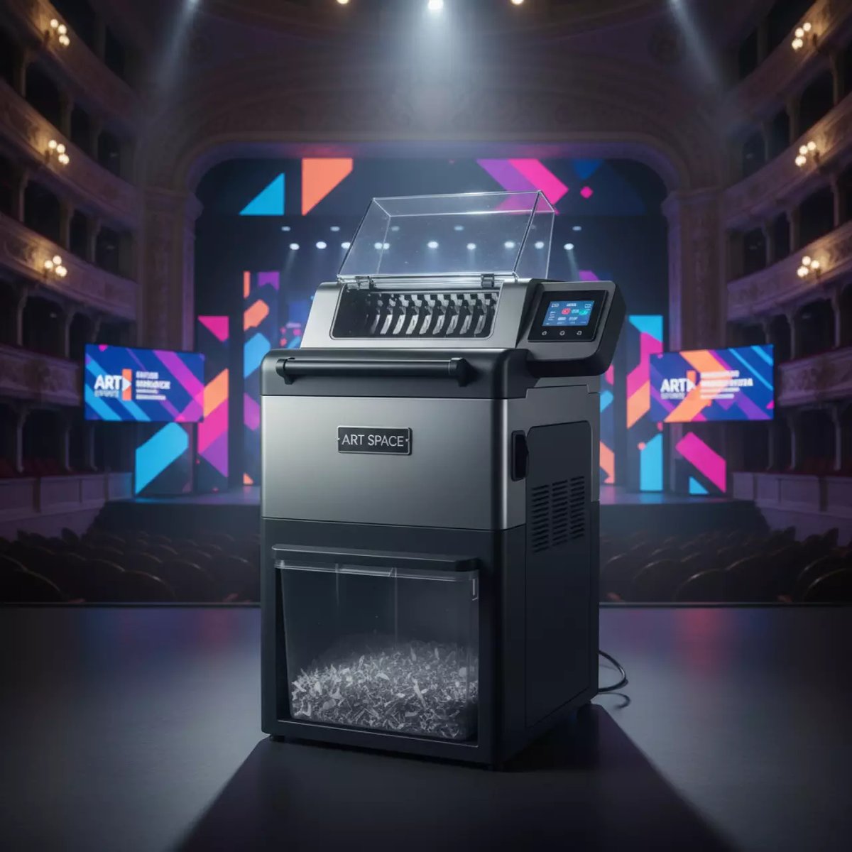 Аренда Шредер Bulros 2506M 2х15 мм в Зимнем театре — ART SPACE