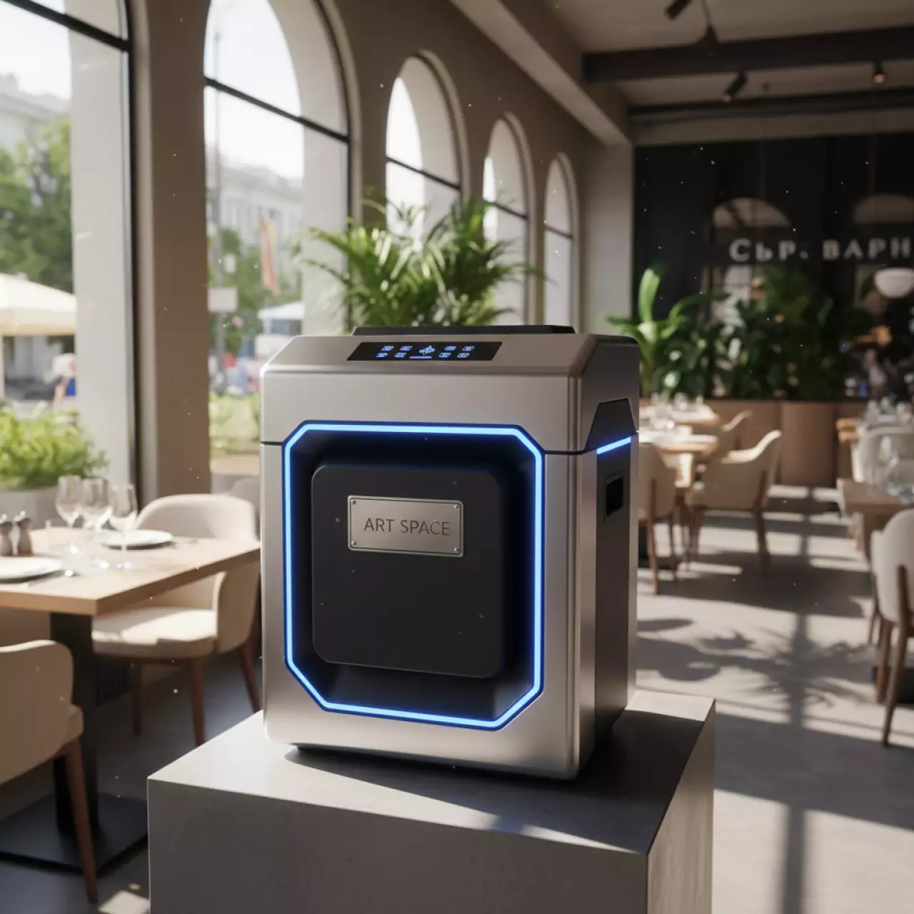 Аренда Шредер Bulros 7112MD 2х15 мм в ресторане «Сыроварня» — ART SPACE