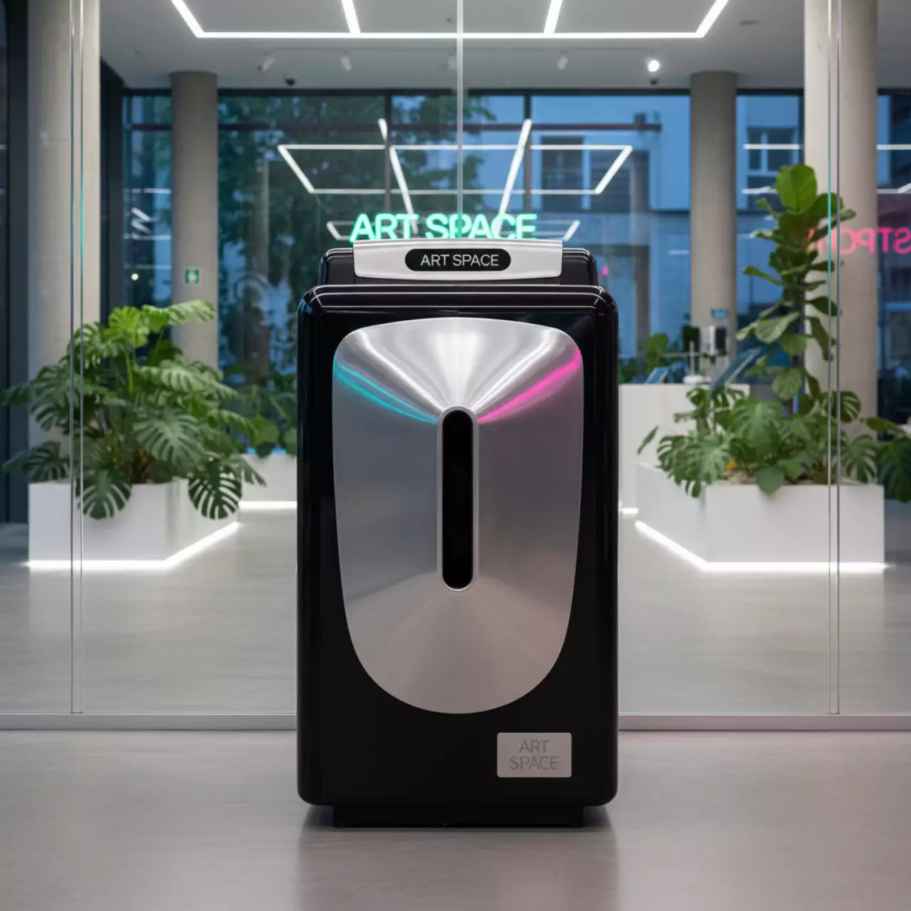 Аренда Шредер Bulros 8417M черный серебро 2х10 мм дверь контур в отеле «Звездный» — ART SPACE