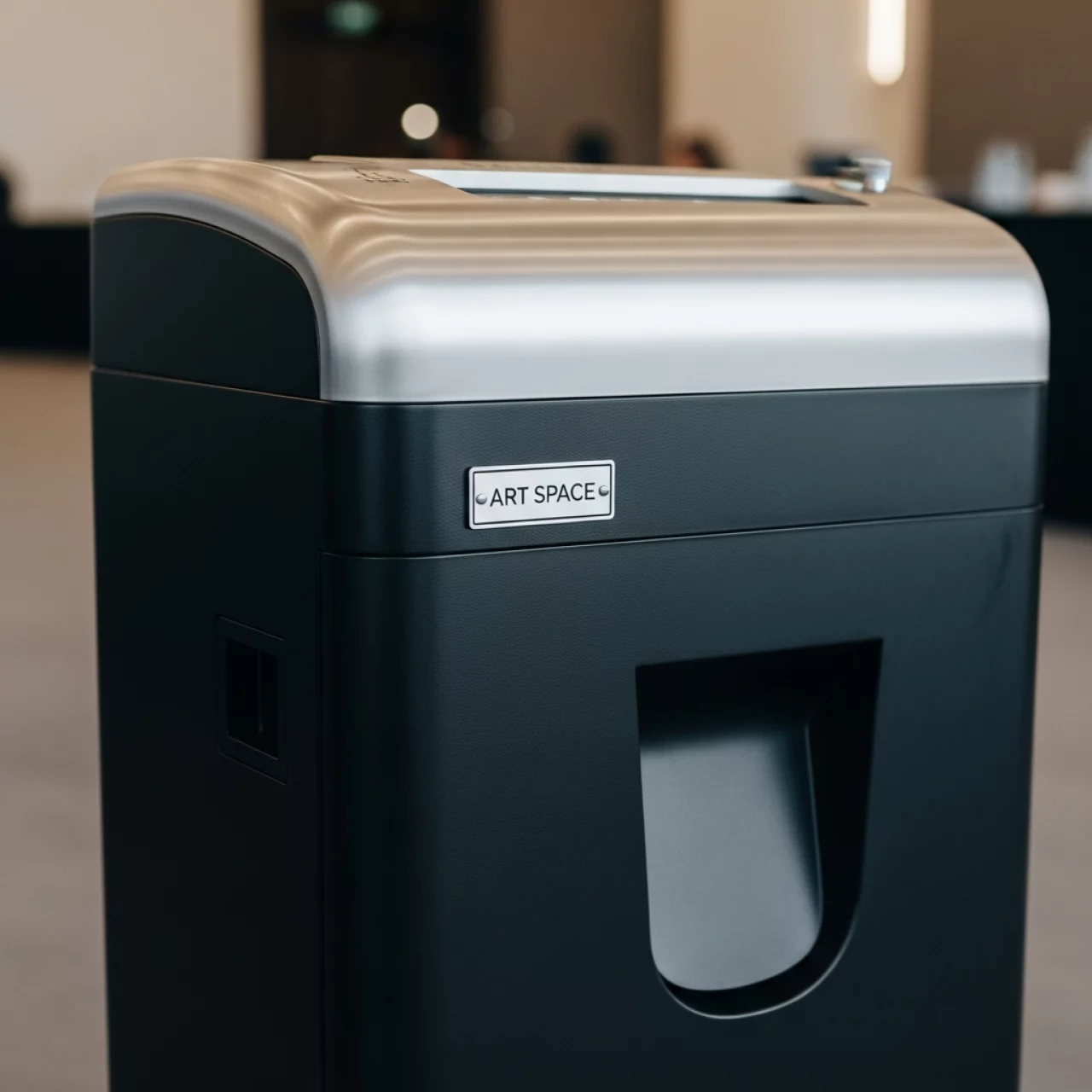 Аренда Шредер Bulros B6HS 0,8х1 мм черные бока контур серебро верх дверца в City Park Hotel Sochi — ART SPACE