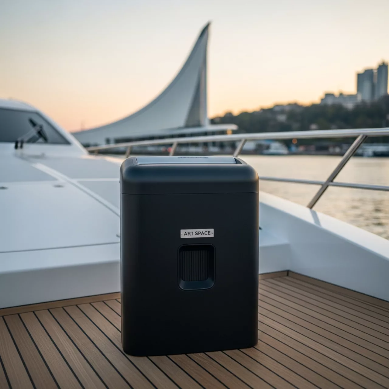 Аренда Шредер Bulros C 11CC на VIP теплоходе (Морпорт Сочи) — ART SPACE