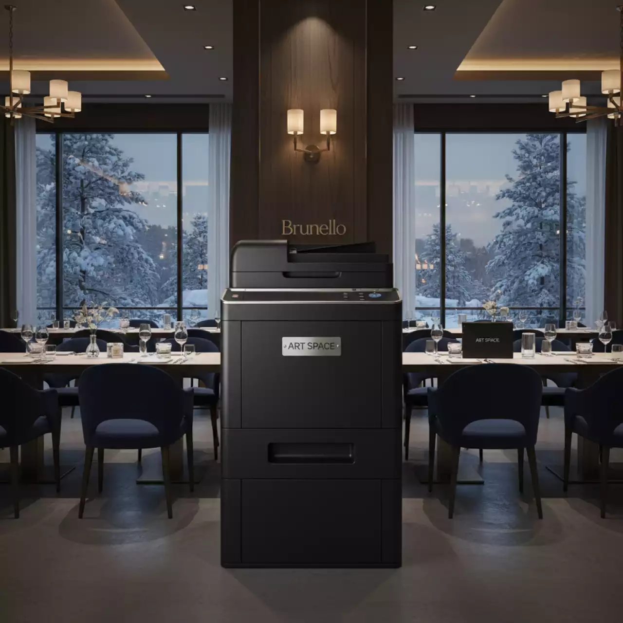 Аренда Шредер Comix S202 в ресторане «Brunello» — ART SPACE