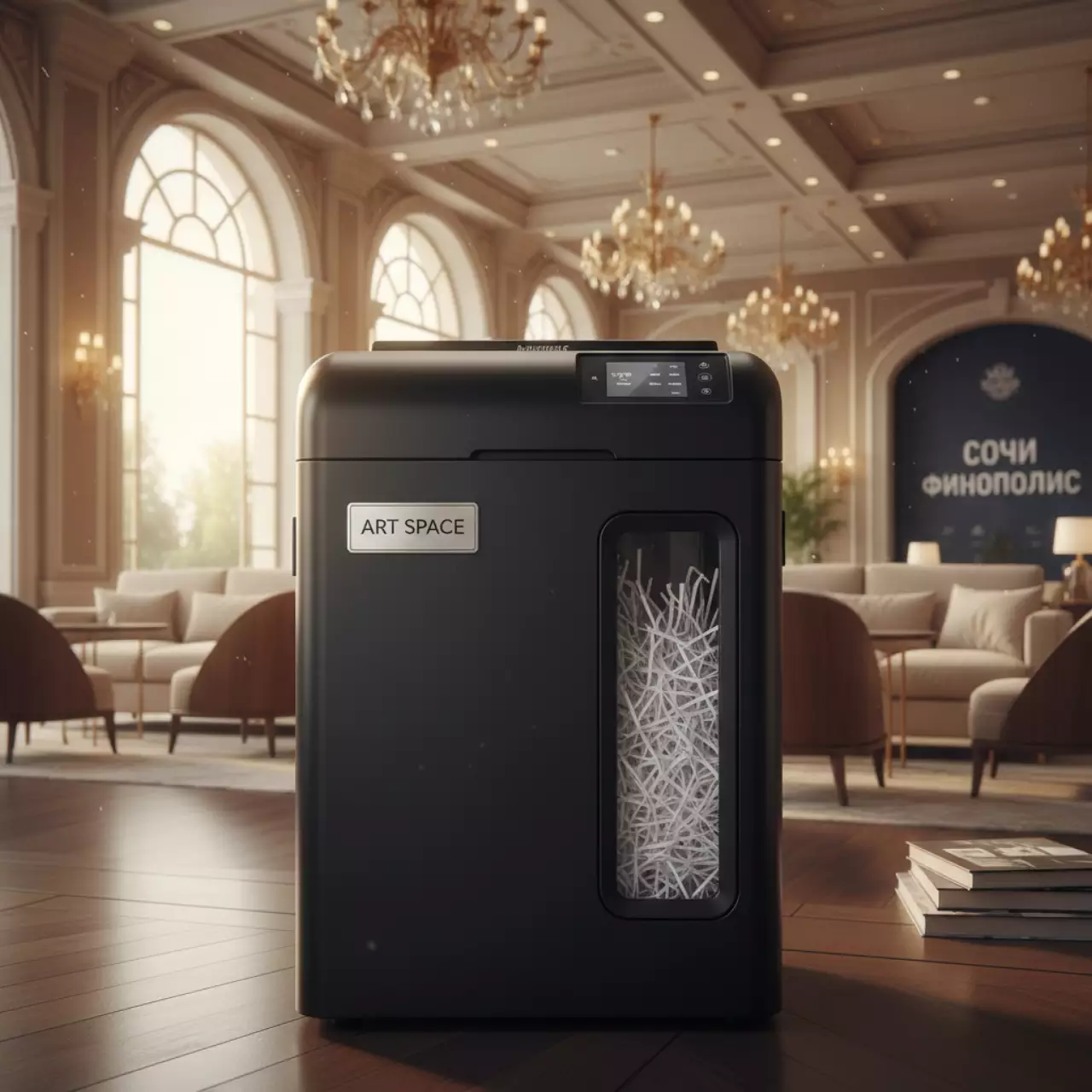 Аренда Шредер Comix S340 в казино «Сочи» — ART SPACE