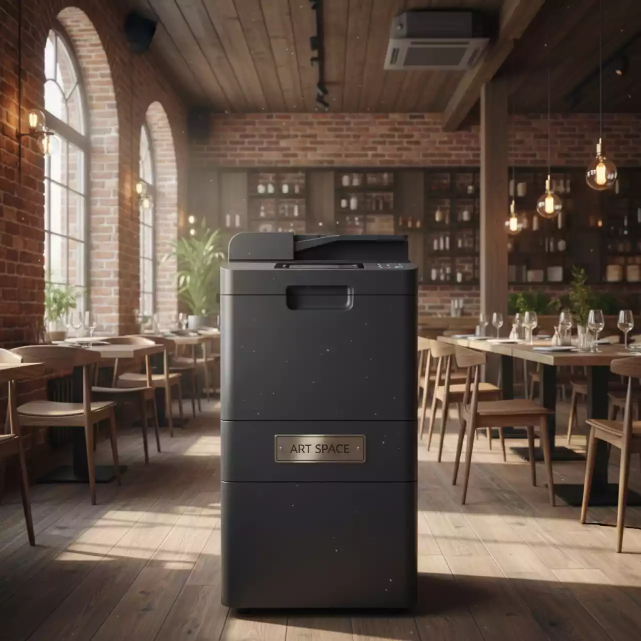 Аренда Шредер Dahle ShredMATIC 120 3х9 мм в ресторане «Сыроварня» — ART SPACE