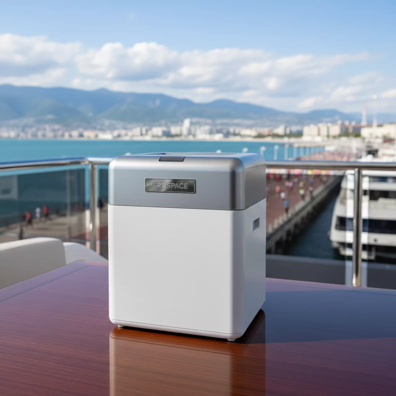 Аренда Шредер Geha X5 Basic 4х40 мм на VIP-яхте (Имеретинский порт) — ART SPACE