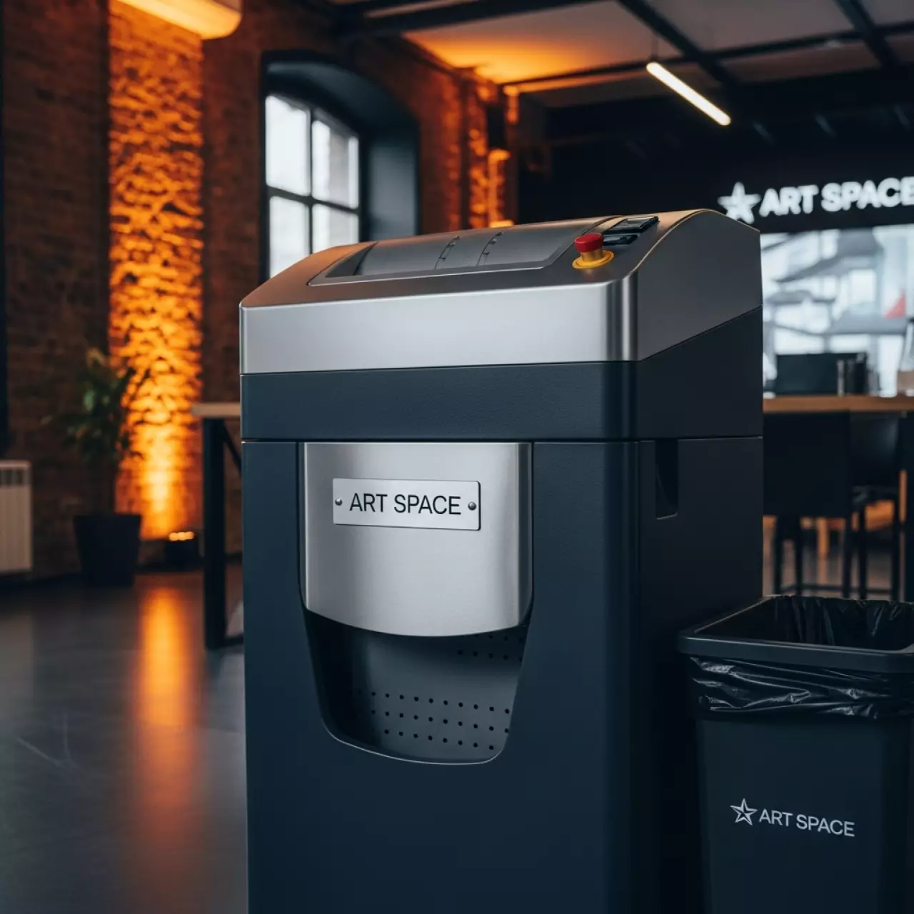 Аренда Шредер HSM 450 2,2х15 мм на пляже «Мандарин» — ART SPACE