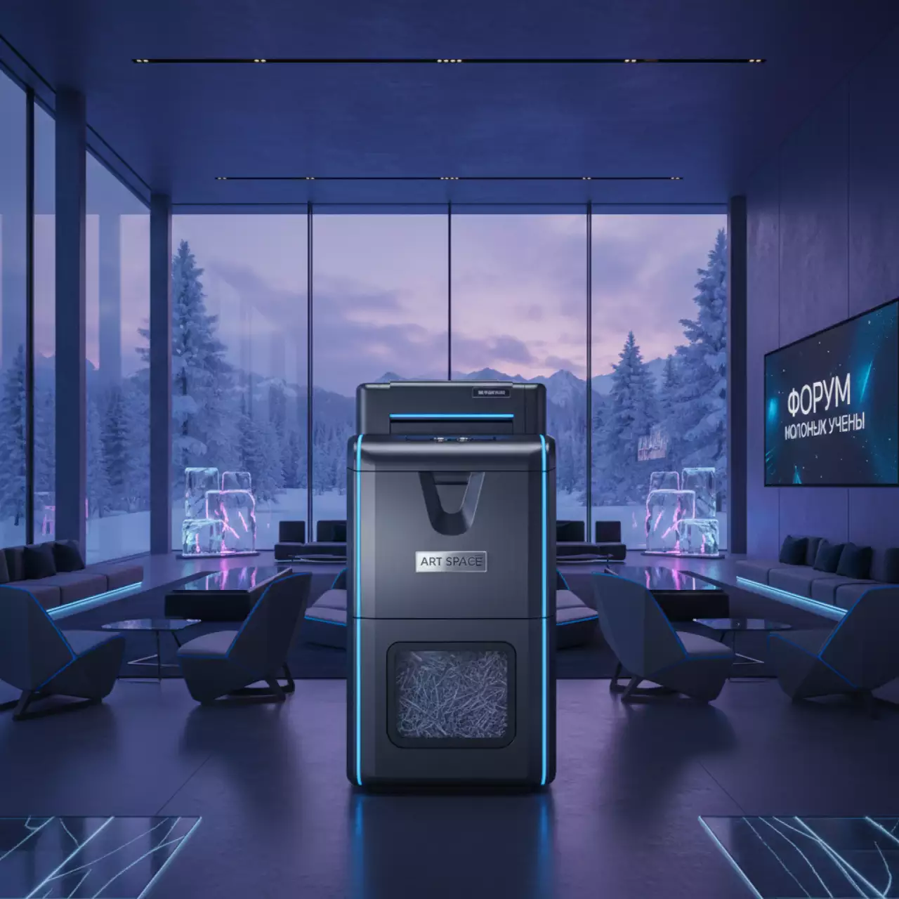 Аренда Шредер HSM Securio P44 5,8 мм на вилле «Анна» — ART SPACE