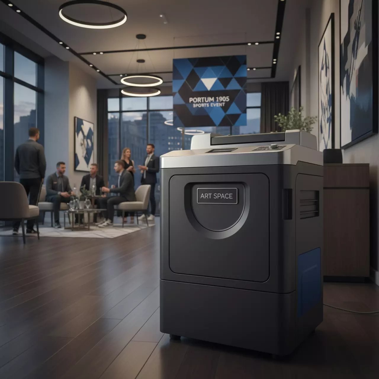 Аренда Шредер HSM Securio P44i 0,78х11 мм в Boutique Hotel PORTUM 1905 — ART SPACE