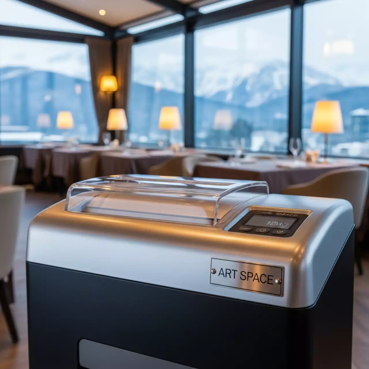 Аренда Шредер Kobra 240 1 S4 2 E S 3,8 мм в ресторане «Высота 5642» — ART SPACE