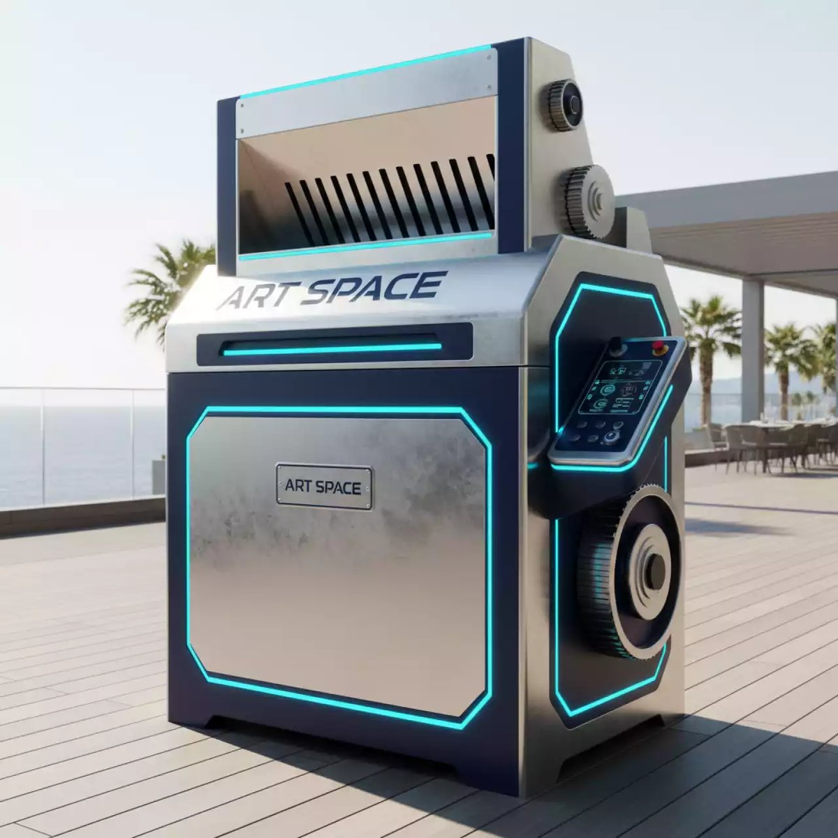 Аренда Шредер промышленный HSM Powerline FA 500 3 1 9х15 мм в ресторане «D.O.M» — ART SPACE