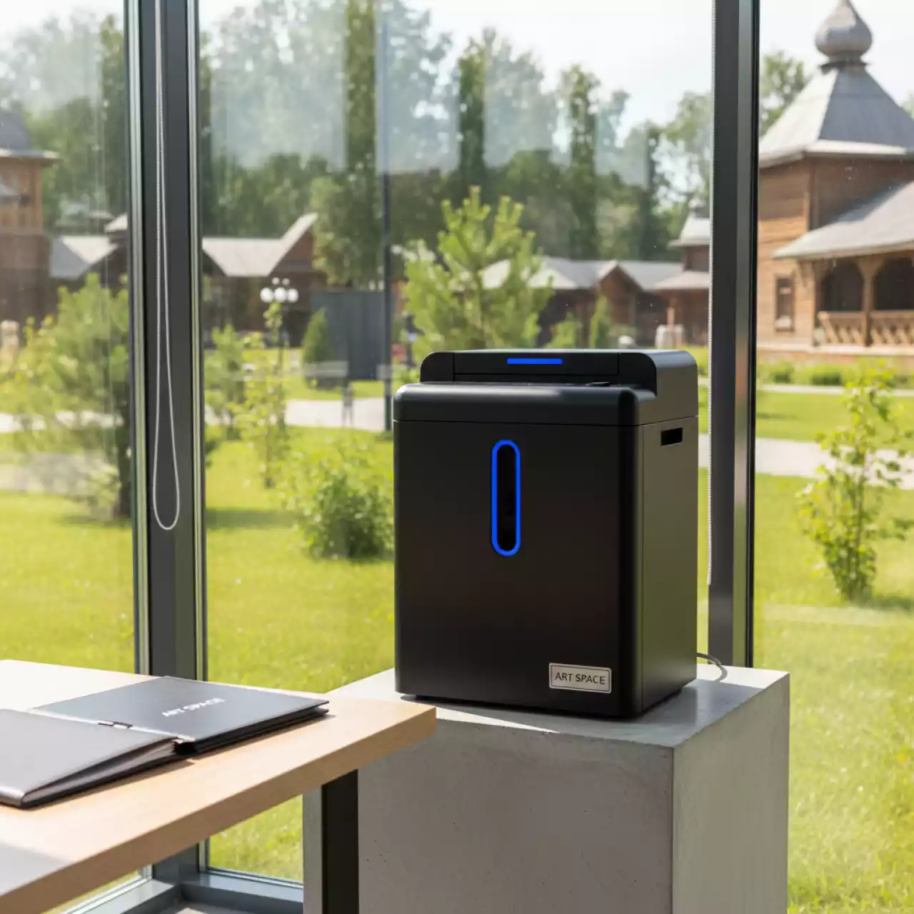 Аренда Шредер Rexel Promax REX623 4х40 мм в этно-парке «Моя Россия» — ART SPACE