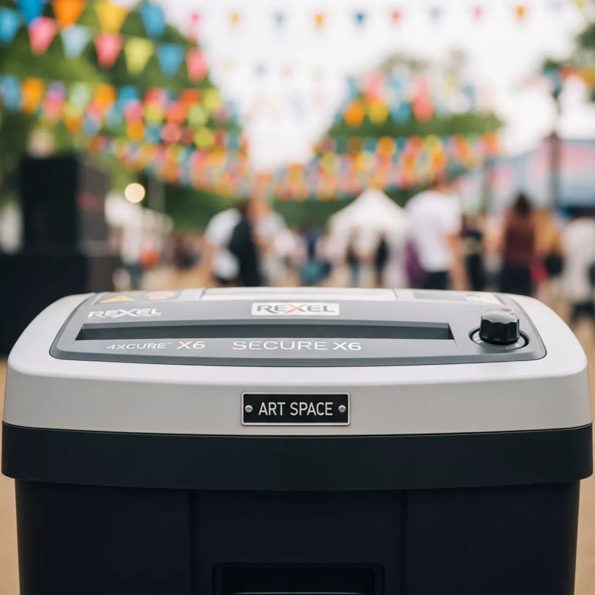 Аренда Шредер Rexel Secure X6 4х40 мм в парке «Ривьера» — ART SPACE