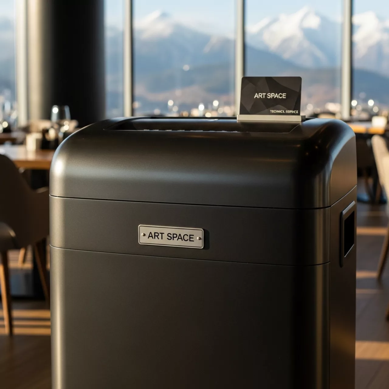 Аренда Шредер уничтожитель Bulros ST 356M 2х6 мм в ресторане «Высота 5642» — ART SPACE