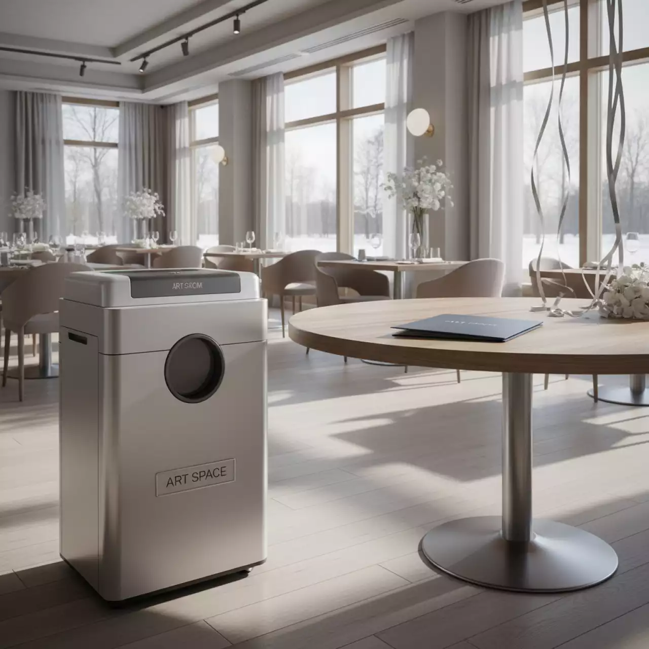 Аренда Шредер уничтожитель Dahle 406 4x40 мм в ресторане «D.O.M» — ART SPACE