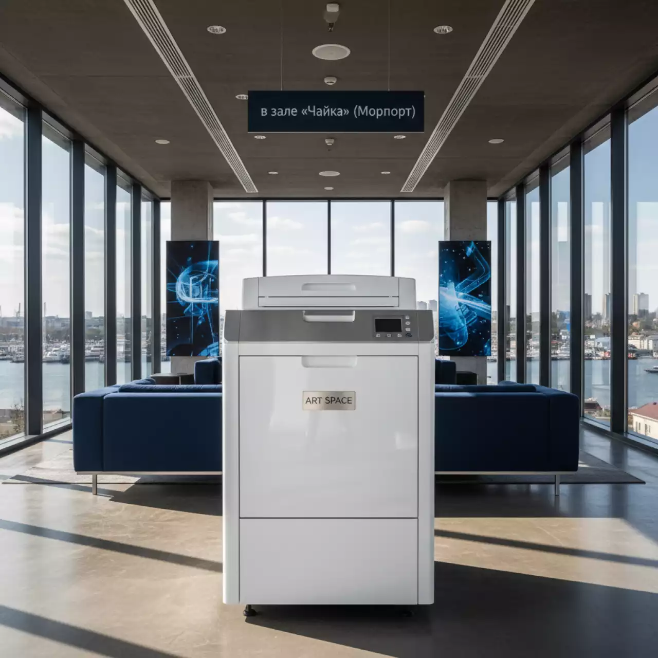 Аренда Шредер уничтожитель HSM Securio B32 0,78х11 мм в зале «Чайка» (Морпорт) — ART SPACE