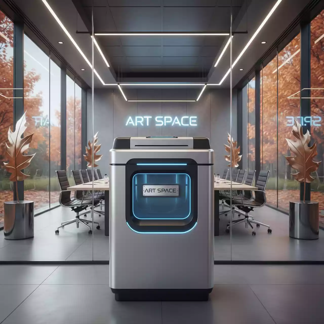 Аренда Шредер уничтожитель HSM Securio P36i 4,5х30 мм в МФК «Горный» — ART SPACE